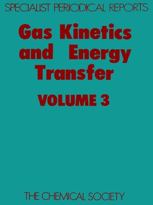 cover image of Gas Kinetics and Energy Transfer